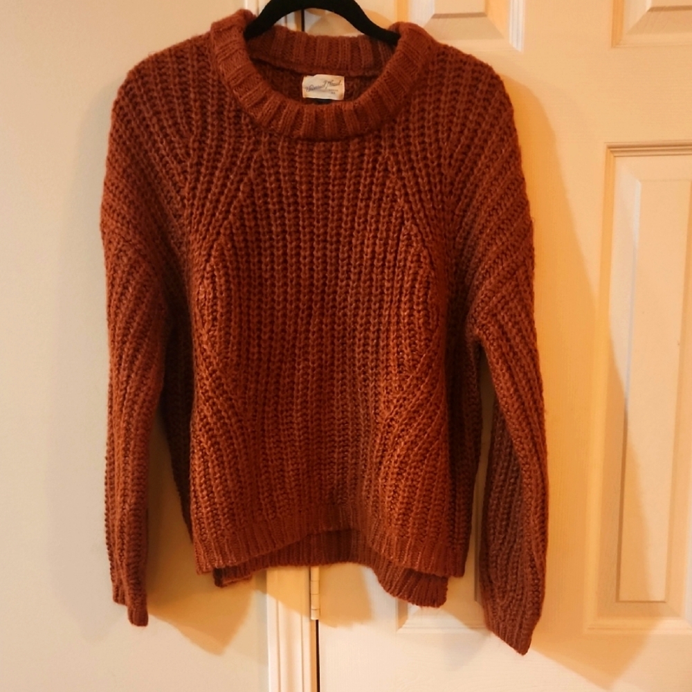 Chunky Knit Sweater - Rust